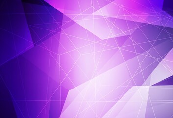 Light Purple, Pink vector backdrop with lines, triangles.