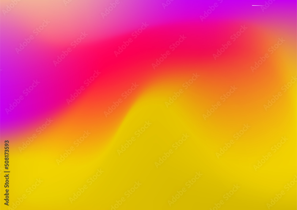 Poster Abstract blurred gradient background in bright colors