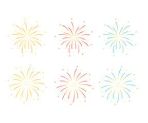 打ち上げ花火の素材