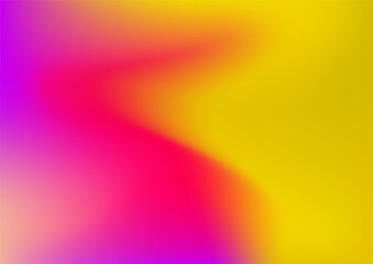Abstract blurred gradient background in bright colors