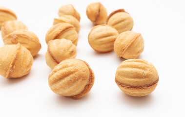 Cookies nuts with condensed milk