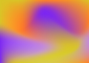 Multi colored blurred background with abstract light blurred color gradient. Smoke effect banner for your creative graphic design. Vector illustration.