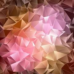Colorful geometric abstract background. 3d vector wallpaper