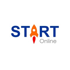 start online logo design vector