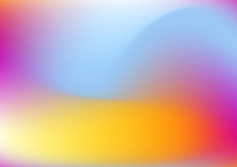 Naklejka premium Abstract gradient blurred background with orange blue pink purple violet neon and bright colors
