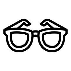 sunglasses line icon