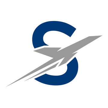 Tropical Travel Logo On Letter S Concept. Modern S Initial Travel logo Design Template