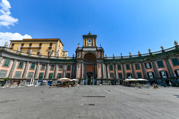 Vittorio Emanuele II National Boarding School - Naples, Italy - obrazy, fototapety, plakaty