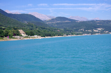 Fototapeta premium Lac du monteynard - isère