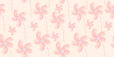 pink floral background
