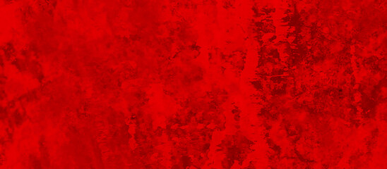 Abstract red grunge background texture. Red grunge background with blood splash on wall. Red texture wallpaper.