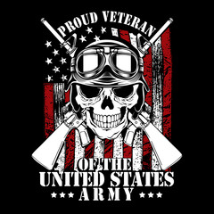 Proud veteran it can be used for Merchandise, digital printing, screen-printing or t-shirt etc.