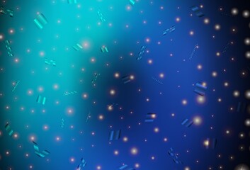 Dark Blue, Green vector backdrop in holiday style.