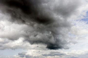 Obraz premium Overcast sky background during rainy season.