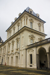 Fototapeta na wymiar Valentino Castle (Castello del Valentino) - former residence of Royal House of Savoy in Turin 