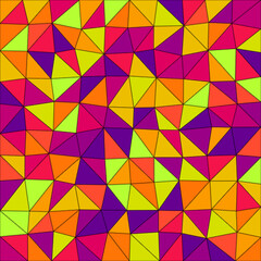  triangle polygonal abstract geometric background with colorful gradient design. Low poly design. 