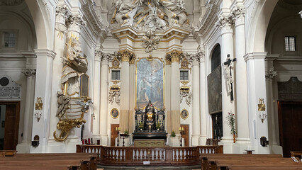 Obraz premium The altar of the church