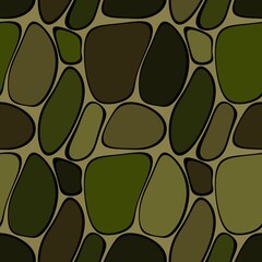Abstract sea stones seamless pattern for fabrics and packaging and gifts and cards and kids and wrapping paper