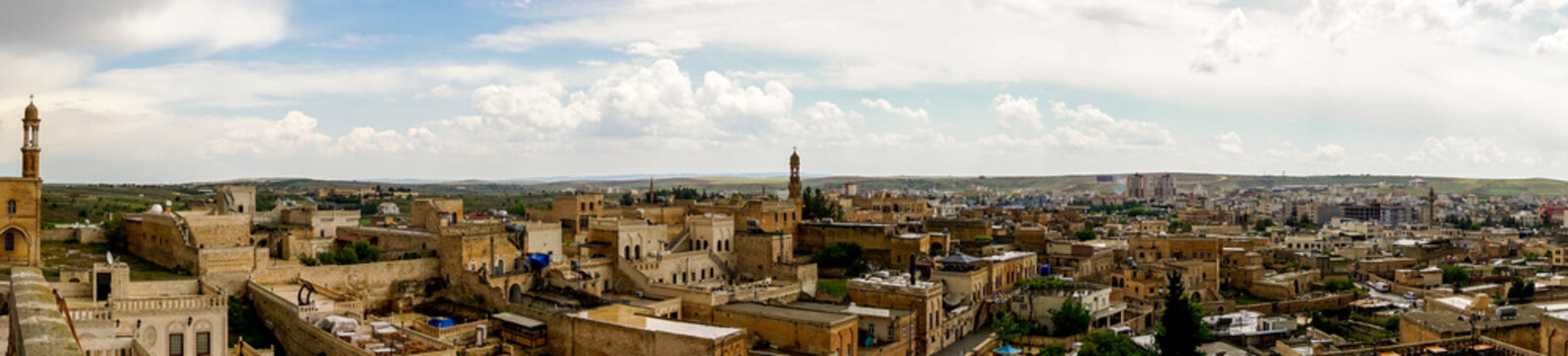 12 May 2022 Midyat Mardin Turkey. Cityscape and churches of Midyat Turkey