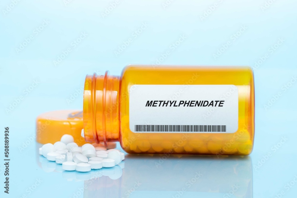 Canvas Prints methylphenidate drug in prescription medication pills bottle