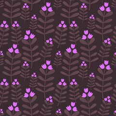 Floral seamless flower pattern for fabrics and textiles and packaging and gifts and cards and linens and kids