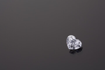 Heart Cut Diamond , diamond heart shape, D colour, Colorless
