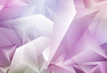 Light Purple, Pink vector pattern with polygonal style.