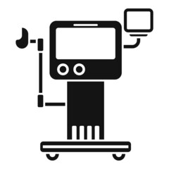Hospital medical machine icon simple vector. Respiratory equipment