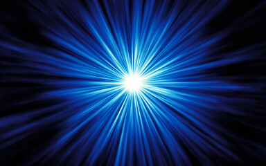 Fototapeta premium star ray light speed background blue