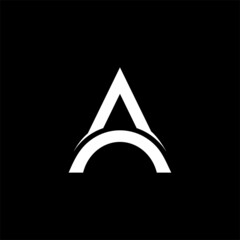 Fototapeta premium Letter A arrow Logo Design Vector , logo letter a arrow , logo letter a abstract 