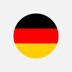 Country Germany. Germany flag. Vector illustration.