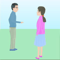 boys and girls chatting