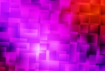 Light Pink, Red vector texture in rectangular style.