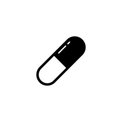 Drug Icon Isolated on White Artboard