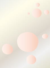 Silver background with pink circles