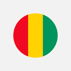 Fototapeta premium Country Guinea. Guinea flag. Vector illustration.