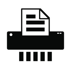 printer icon simple sign. flat black icon.