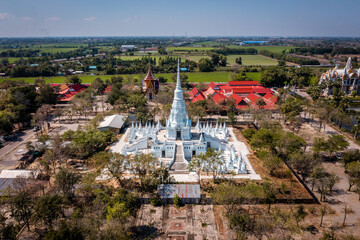 Wat Phai Rong Wua temples, buddhas and sculptures in Suphan Buri, Thailand