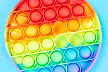 Bright round sensory anti-stress toy 