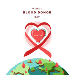 World Blood Donor Day Illustration