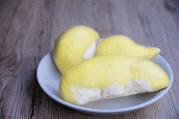 Ripe durian ready to eat, Thailand