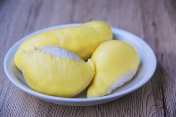 Ripe durian ready to eat, Thailand
