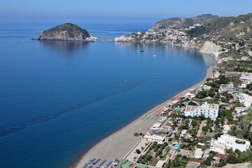 Ischia - Borgo di Sant'Angelo dalla strada provinciale