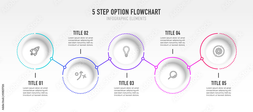 Poster timeline infographic design with 5 options or steps. infographics for business concept. can be used 