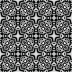 Abstract background with black and white pattern. Unique geometric vector swatch. Perfect for site backdrop, wrapping paper, wallpaper, textile and surface design. 