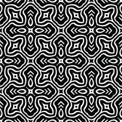 Abstract background with black and white pattern. Unique geometric vector swatch. Perfect for site backdrop, wrapping paper, wallpaper, textile and surface design. 