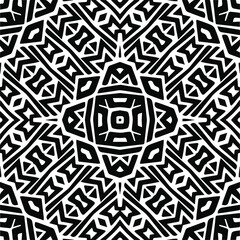 Abstract background with black and white pattern. Unique geometric vector swatch. Perfect for site backdrop, wrapping paper, wallpaper, textile and surface design. 