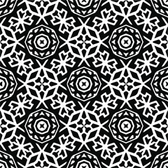 Abstract background with black and white pattern. Unique geometric vector swatch. Perfect for site backdrop, wrapping paper, wallpaper, textile and surface design. 