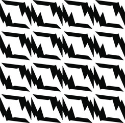 Abstract background with black and white pattern. Unique geometric vector swatch. Perfect for site backdrop, wrapping paper, wallpaper, textile and surface design. 