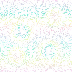 Fototapeta na wymiar Lovely seamless hand drawn pattern, great for textiles, prints, wallpapers, wrapping - vector design